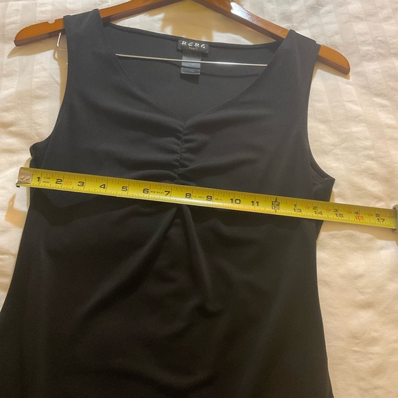 Designer Black Sleeveless Tank Lot, DKNY, BCBG, MS: P/XS/S - Picture 8 of 13
